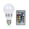 SKUSHOPS 16 Colors Change LED Bulbs E27 3W RGB Dimmable Mood Lighting Lamp IR Remote Control